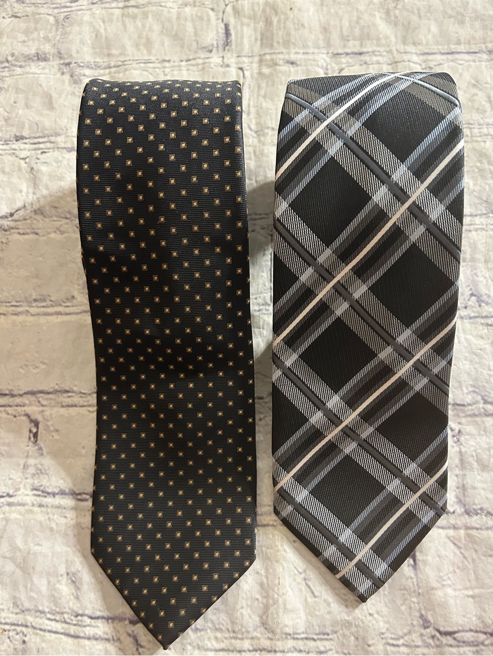 ALEXANDER JULIAN COLOURS (2) 100% POLYESTER PRINTED MENS TIES CLASSIC STYLE